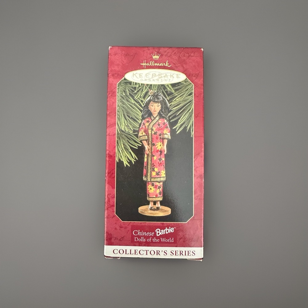 NEW Hallmark Keepsake Christmas Ornament Chinese Barbie 1997